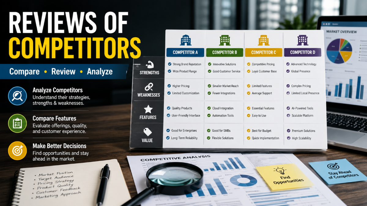 Reviews of Competitors