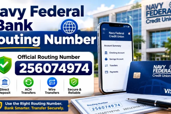 navy federal bank routing number