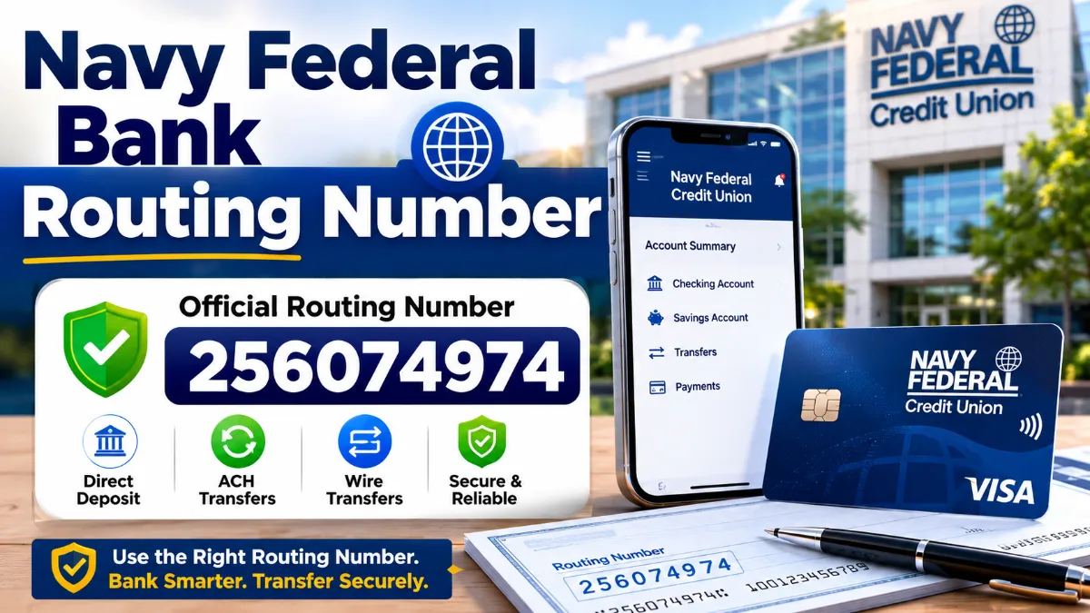 navy federal bank routing number