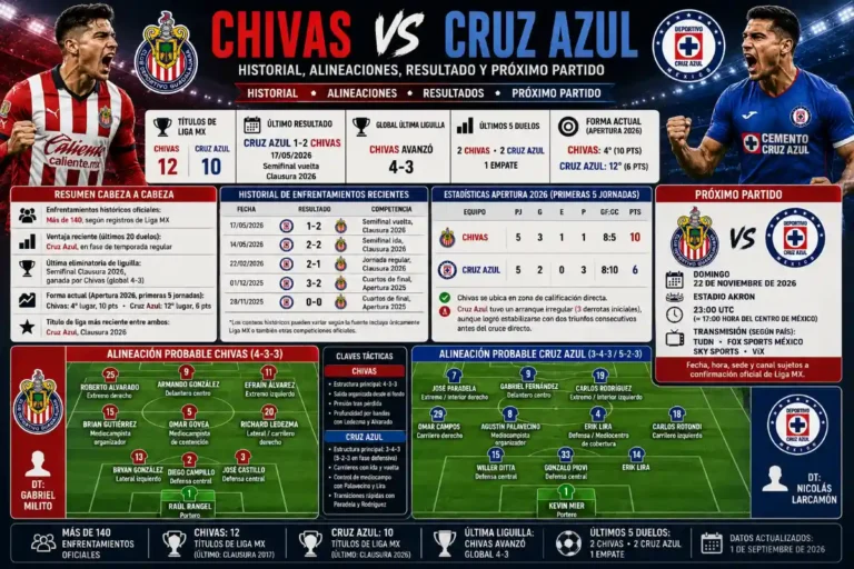 chivas vs cruz azul