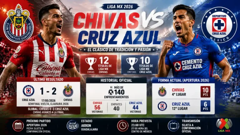chivas vs cruz azul