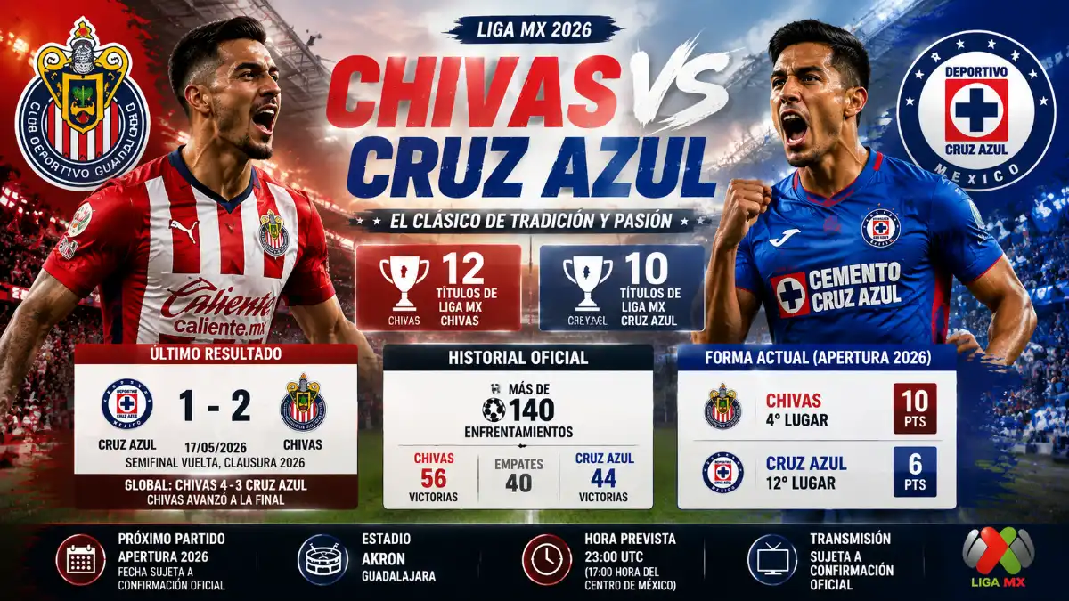 chivas vs cruz azul