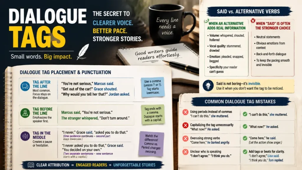 dialogue tags