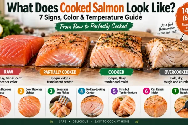 What Does Cooked Salmon Look Like? Color, Texture & Safety Guide