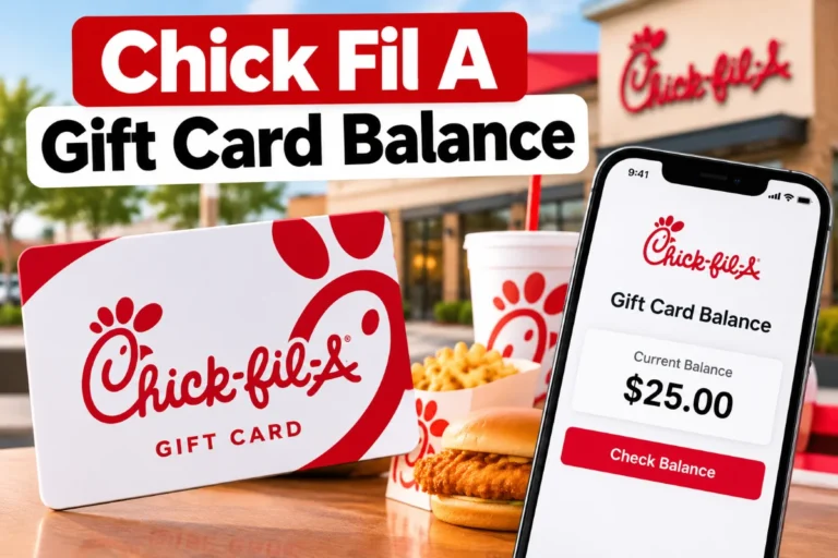 Chick Fil A Gift Card Balance